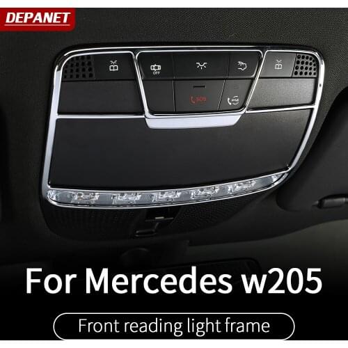 Front reading lighFor For Mercedes w213 amg Mercedes w205 amg/glc x253 coupe amg mercedes c class accessories w205 interior trim