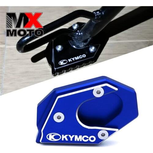 Suitable for KYMCO scooter CT250 CT300 side support enlarged and widened parking foot mat xciting 250 300 400 s350 CNC aluminum