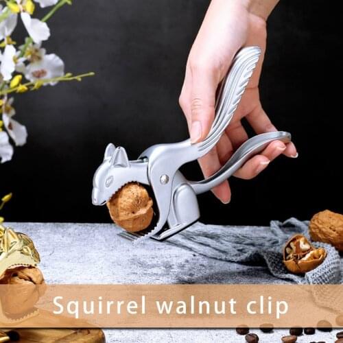 Long Squirrel-shaped Nutcracker Walnut Cracker Pliers Nut Clips For Pecans Hazelnut Almonds Walnuts Brazil Nuts Tools