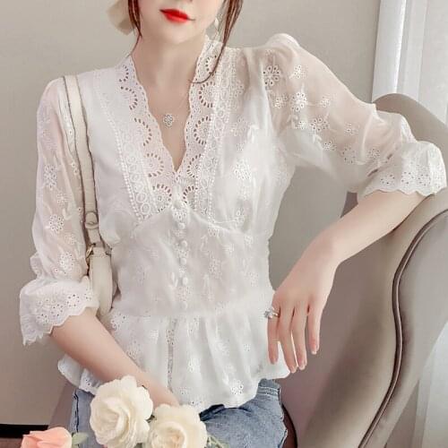 Блузки на пуговицах Tauluca China At AliExpress