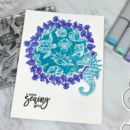 View Of the Sea 4x4inch 2020 New Transparent Silicone Clear Stamp For Scrapbooking DIY Craft Decoration Soft Stamp 2020 New