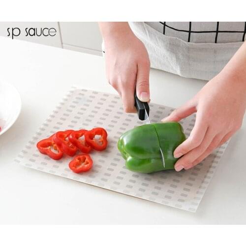 Japan 50sheets/1Pack Chopping Board Paper 22*29cm Disposable Cutting Vegetables Baby Supplementary Food Fruit Board Pad Paper