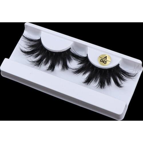 1 Pair Long Messy Cross Thick False Eyelashes for Lashes Extensions 25mm