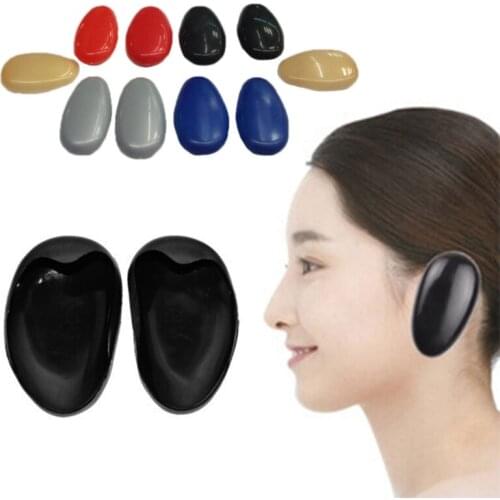 1 Pair Plastic Ear Cover Hair Dye Color Coloring Shield Protect Guard Salon New