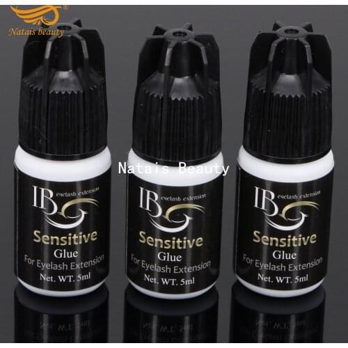 3pcs/lot I Beauty Sensitive Glue Professional Eyelash Extensions Glue 5ml Holding Time 2 to 3 Weeks