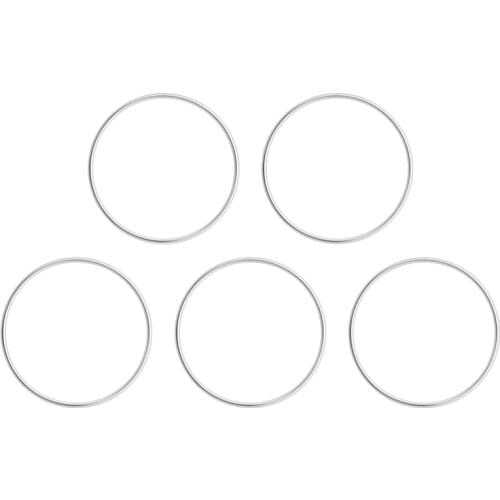 5Pieces 25CM Metal Rings Hoops Metal Dream Catcher Rings Metal Macrame Rings Steel Craft Rings Metal Floral Hoop