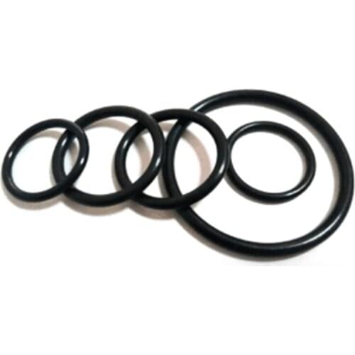 50pcs 9.5mm x 1.9mm Black Heat Resistance NBR Rubber O Ring Seal Washer