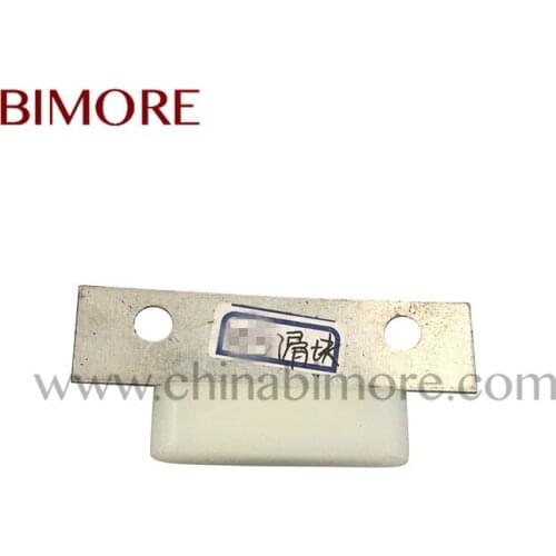 BIMORE Elevator door slider Lift guide shoe slider Size:50x13x12mm