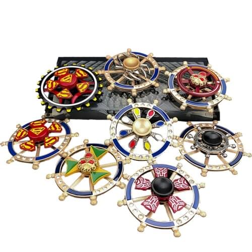 Fidget Toys Alloy Cool Spider Rudder Fidget Spinner Running Hands Relaxing Anti Stress Toys Gifts For Children Adults