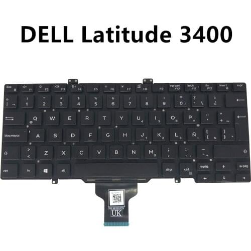 LA laptop keyboard for Dell latitude 5400 5401 7400 3400 Latin SP black specs 0NXW9P NXW9P PK132EE2A22 CN-0NXW9P 0NXW9P-CH200