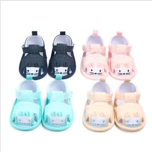 Lovely Baby Summer Shoes Infants Soft Sole Crib Shoes Baby Antislip First Walkers