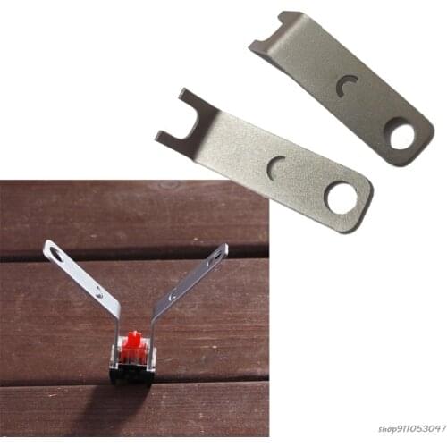2Pcs/Set Metal Switch Extractor Opener Open instantly Only For Cherry mx Switches Mechanical Keyboard Keycaps A30 21 Wholesales