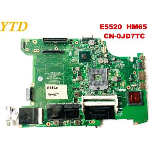Original for DELL E5520 laptop motherboard CN-0JD7TC tested good free shipping