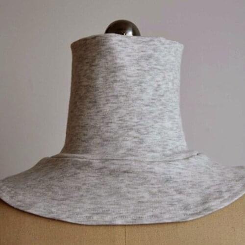 CPDD Women Men Simple Solid Color Dickey False Fake Collar Turtleneck Detachable Cotton Half Top Neck Cover Loop Scarf Sweater