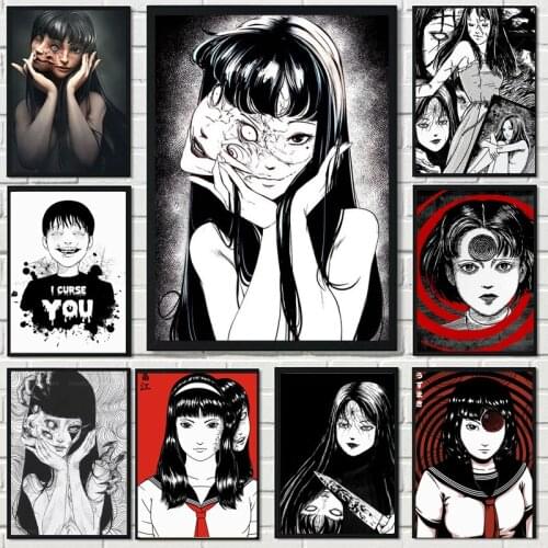 Modern Horror Anime Revenge Abstract Canvas Painting HD Prints and Poster Wall Art Pictures Living Room Home Decoration Cuadros