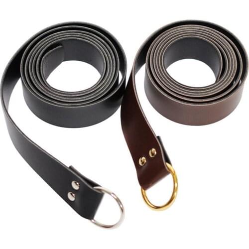 Vintage Medieval Renaissance Ring Belt Pirate Viking Horseman Steampunk Leather Cosplay Belt Accessories Waist Knights Z4Z6