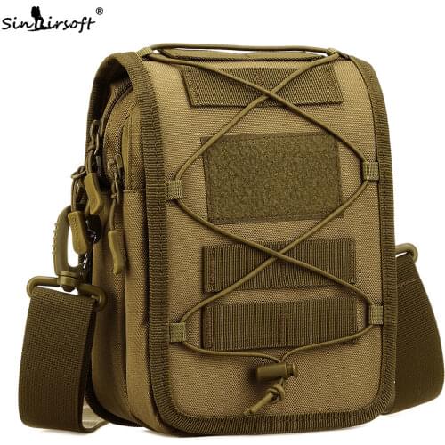 Military Tactical Messenger Bag shoulder Nylon Outdoor Sport Fishing Camping Crossbody Mutil-function Molle Pouch