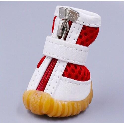 Four Seasons Pet Sports Dog Shoes Chihuahua York Teddy Bear Breathable Non-slip Shoes For Small Dogs Boots Socks Pets Supplies