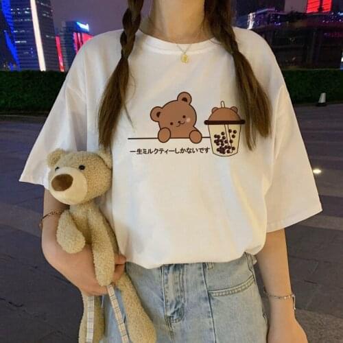 Y2k Top 2021 New Womens Summer Dress Loose All-match Short-sleeved T-shirt Female Niche Design Top White T-shirt