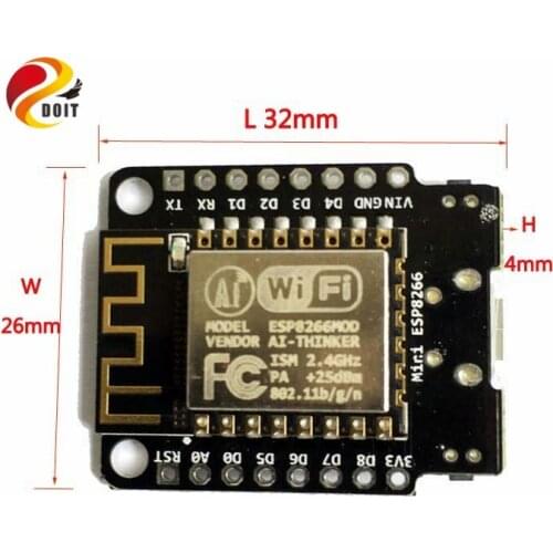 10pcs/lot Mini NodeMCU ESP8266 WiFi Development Board From ESP-12F 4M Bytes Flash ESP 12F Lua IoT DIY RC