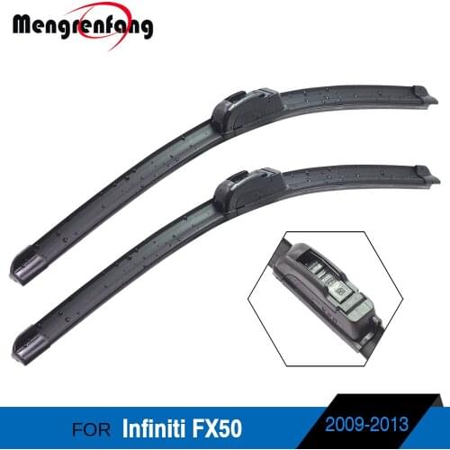 2 x Car Wiper Blades Soft Rubber Front Windscreen Wiper For Infiniti FX50 2009 2010 2011 2012 2013
