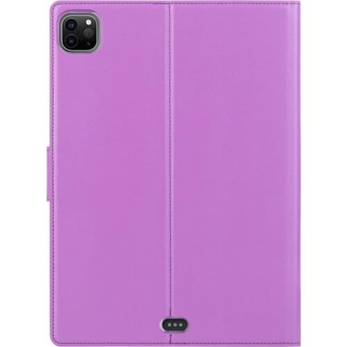 5pcs Hanman Sheepskin Case for Apple iPad Air 4 2020 10.9 inch Business Leather Holder stand with Wallet Card Slot Case Cover