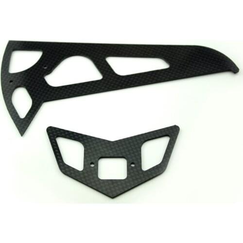 Alto ALIGN 600E 600N Helicopter Universal Carbon Fiber 2.0mm Carbon Vertical Tail + Horizontal Wing Kit