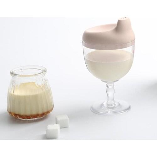 Baby plastic goblet, childrens wine glass, juice cup, childrens milk cup, learn to drink cup, drop
