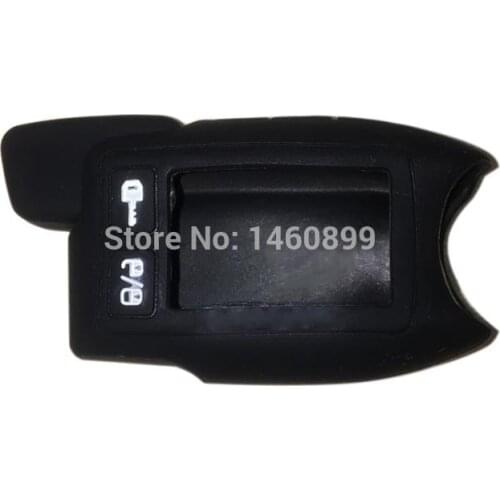 Russian version 9.5 Silicone Case KeyChain Cover For Tomahawk 9.5 9.3 9.9 9.0 2-way Alarm System Alarm Key chain Fob