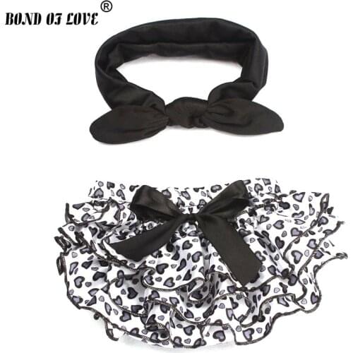 Lucky child Satin Floral Silk Bow Ruffled Panties Infant Shorts diaper covers bloomers with Matching Headband Set baby shorts