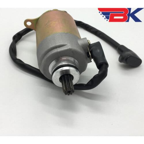 GY6 125cc 150cc Electric Starter Motor with Wire for 4 Stroke 152QMI 157QMJ Scooter Moped ATV Go Kart Engines