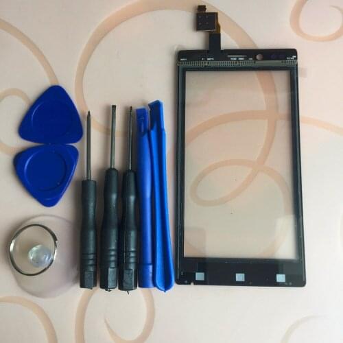 For Sony Xperia J ST26i ST26 Front Touch Screen Digitizer Panel Glass Sensor + Free Tools