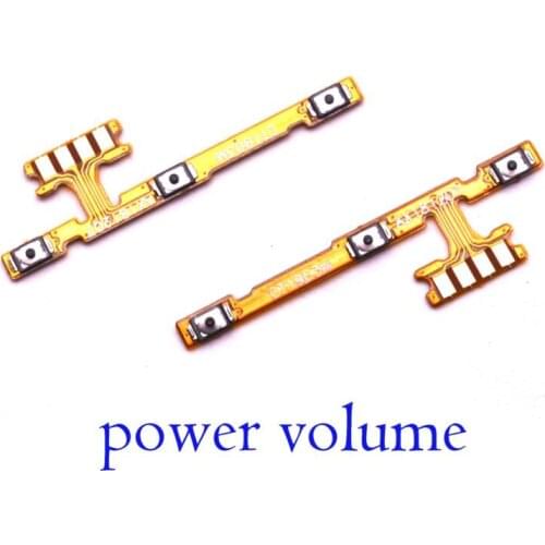 10pcs power on off volume side button strip flex cable for Xiaomi Play Mi play