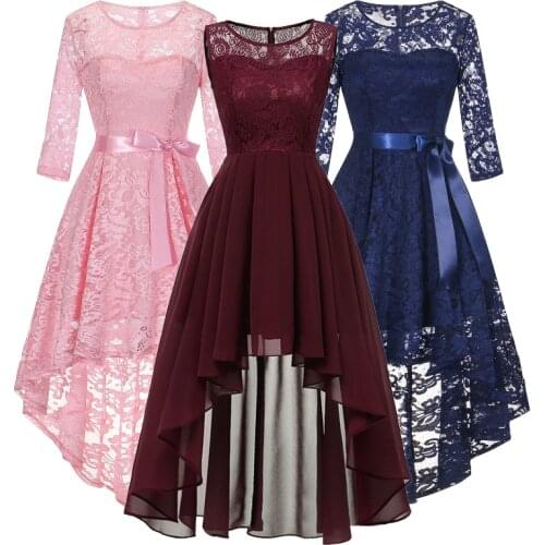 Teenager Girl Wedding Party Vestido for Girl Summer Vintage Lace Girls Dress O-Neck Children Kids Dress for 14-20Yrs Teens Dress