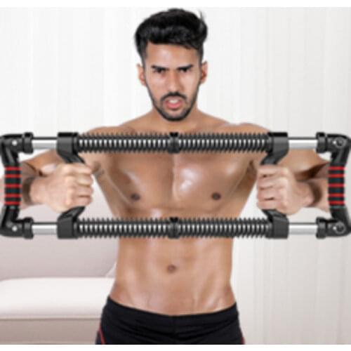 Multi-functional two-way arm strength training device comfortable foam handle fitness equipment non-slip wearable sport material