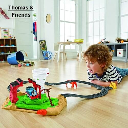 Thomas & Friends TrackMaster Twisting Tornado Train Set Fisher Price TOY FOR CHILDREN FJK25