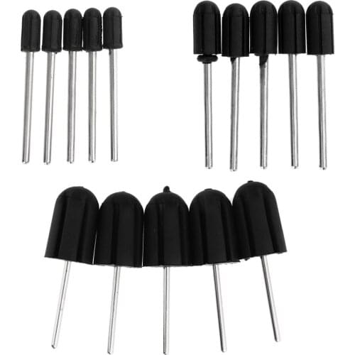 15x Mandrel Drill Bits For Pedicure Manicure Callus Nail Filing Sanding Cap