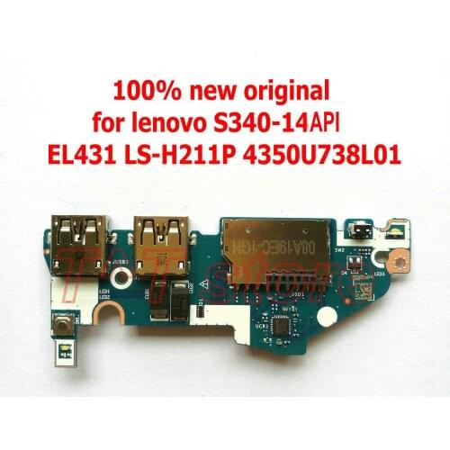 NEW original for laptop power botton usb SD card reader board EL431 LS-H211P 4350U738L01 free shipping
