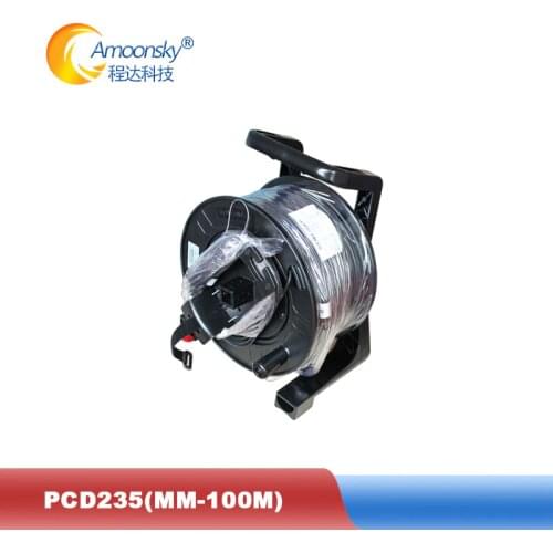 Single-mode Gigabit fiber optic cable 100m support LC DVI extender for outdoor led rental show screen led fixed display