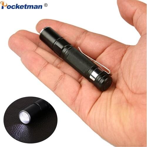 3000LM Portable Mini Pen LED Flashlight Waterproof Pen Light Pocket Torch Powerful LED Lantern AAA Battery for Camping Hunting