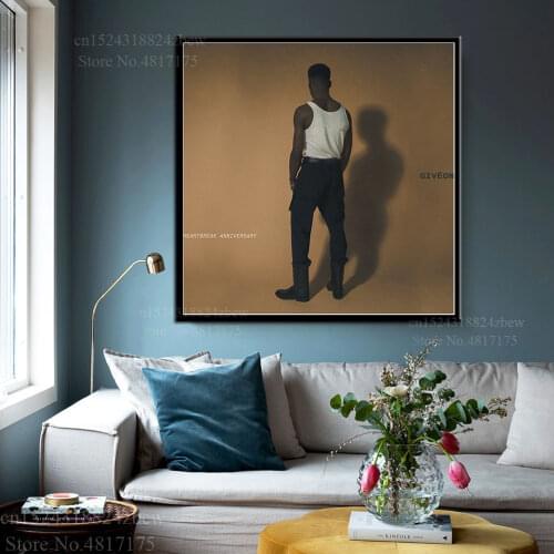 GIVEON Poster Rapper Singer Music Album HEARTBREAK ANNIVERSARY Canvas Painting Wall Art Posters and Prints Home Decor