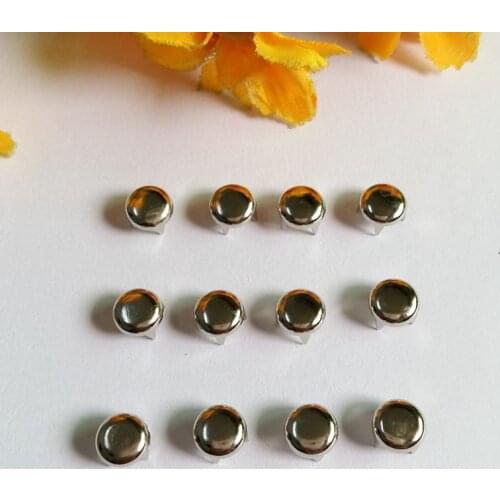 Dropshipping 200pcs 7mm Round Dome Metal Rivet Studs Spots Nailheads Fastners Punk Leather craft Accessories lywj-0012