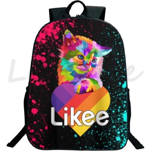 Likee Video APP backpack Likee School Bags for Children Boys Girls fashion beautiful cool Likee pattern Backpack back to school