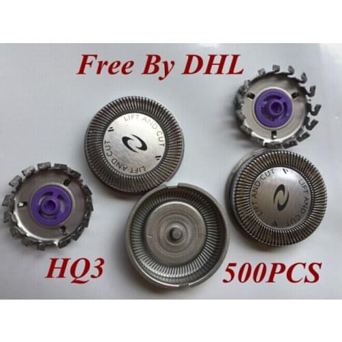 500PCS HQ3 replace head razor blade for philips shaver HQ300 HQ302 HQ304 HQ320 HQ322 HQ340 HQ342 HQ360 HQ362 HQ380 HQ382 HQ4