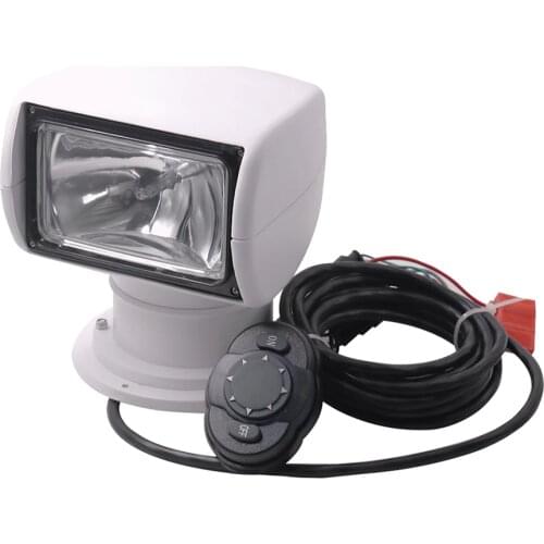 3200K 100W LED Remote Control Boat Car Searchlight Spotlight Magnetic Base