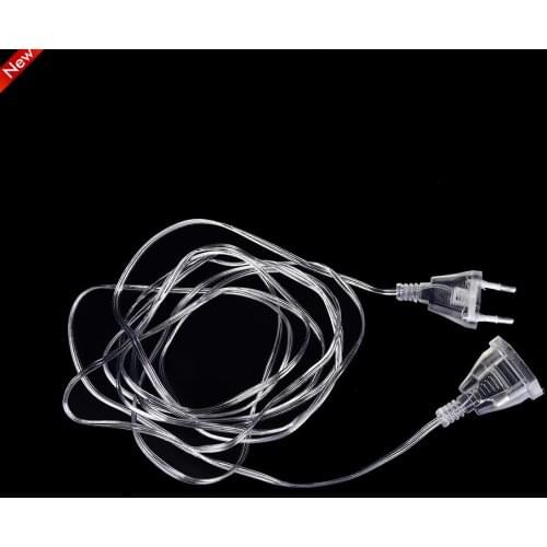3M Extender 110V 220V Power Extension Cable US EU Plug Lengthened Line For Led String Light Holiday Wedding Strip Accessories