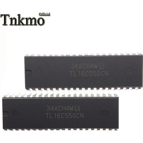 5PCS TL16C550CN DIP-40 TL16C550C DIP40 TL16C550 16C550 550 UART Universal Asynchronous Receiver / Transmitter New and original