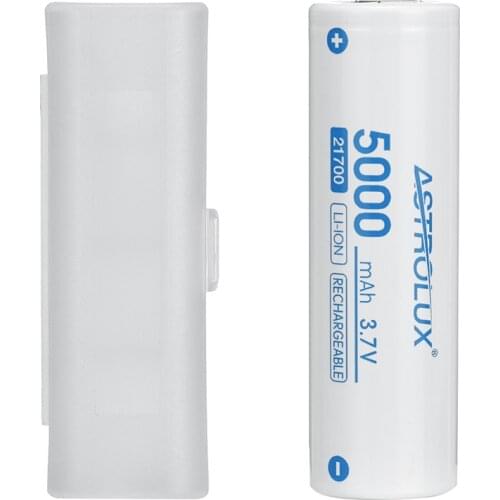 1Pcs Astrolux C2150 5000mAh 3C 3.7V 21700 Li-ion Battery Unprotected High Performance Rechargeable For Flashlights Power Cell