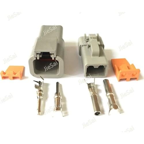 2 Pin DTP06-2S DTP04-2P Female Male DTP Series Automotive Connector Waterproof Electrical Wire Connector For Deutsch
