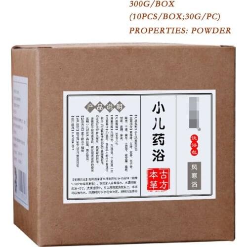 300G Child Health Care Foot Bath Powder For Good Appetite Help Sleep Fetal Jaundice Clear Heat Wind Chill Relief Prevention